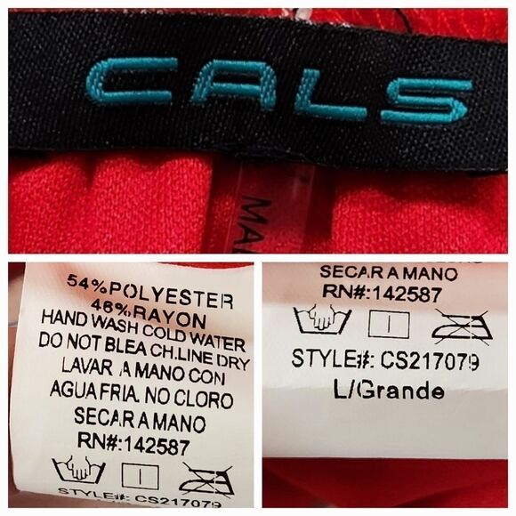 🍑Cals Coral & Cream Long Bell Sleeve Romper Shorts Large - Picture 11 of 12